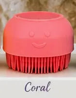 Silicone Scrubbers Silicone Dog Scrubber Brush | Gentle Pet Bath Brush | Healing Bohemian